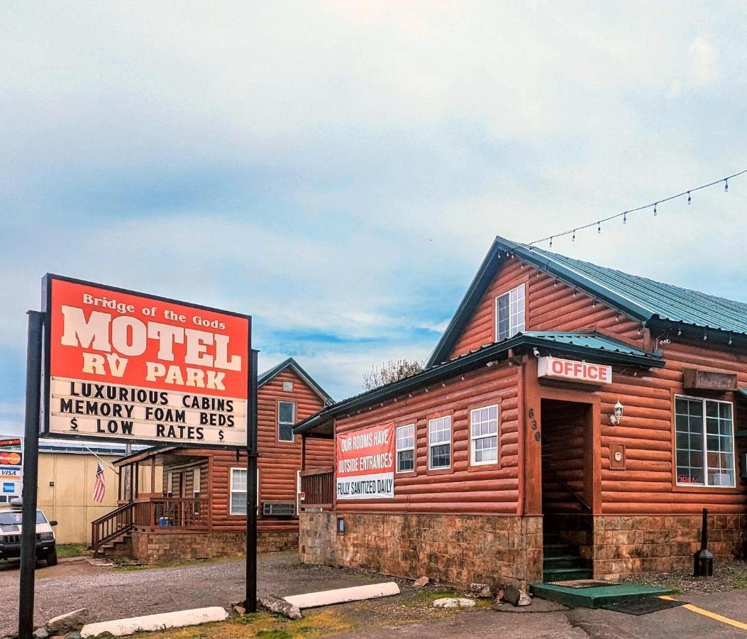 Bridge Of The Gods Motel, Cabins & Rv Park 캐스케이드락스 외부 사진